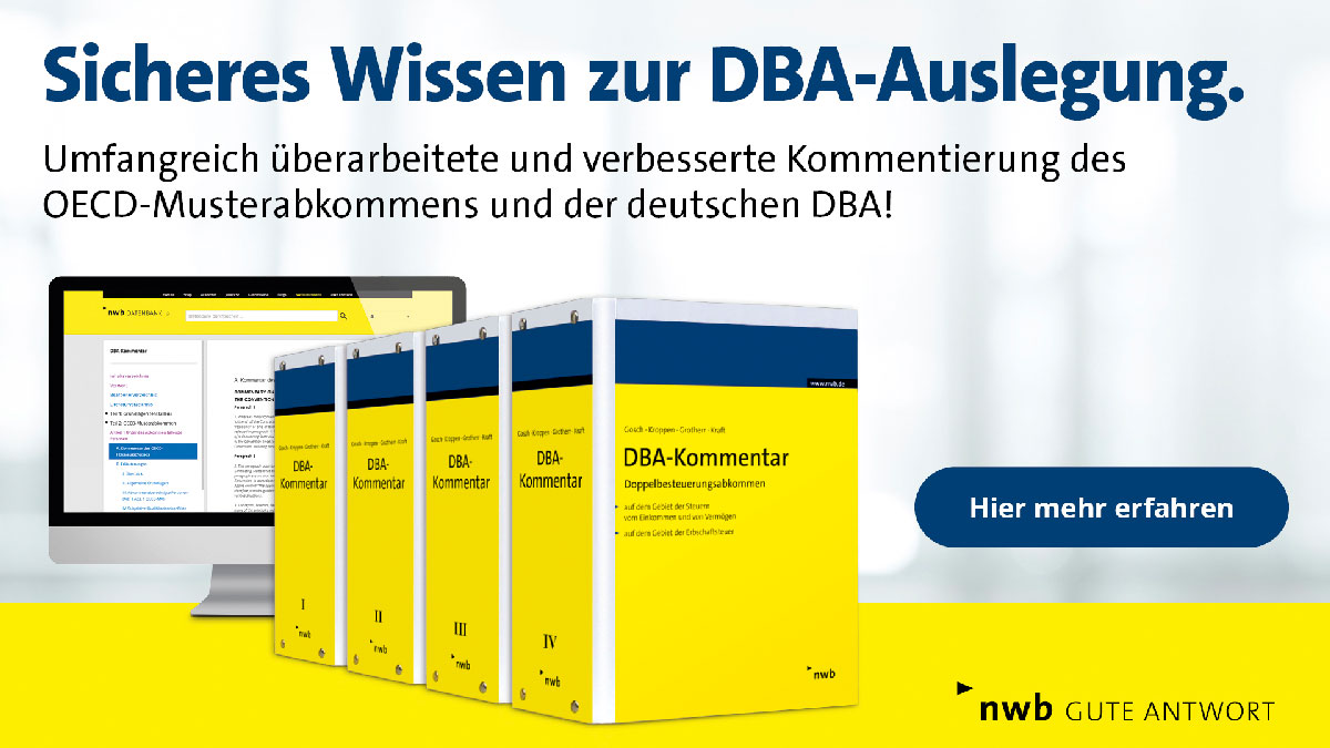 Erscheinung der 46. Auflage des DBA Kommentars